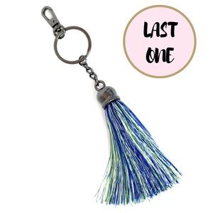 Blue & Green Tassle Keychain / Bag Charm